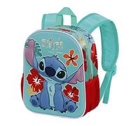 Disney Lilo y Stitch Tropic-Mochila 3D Pequeña, Azul