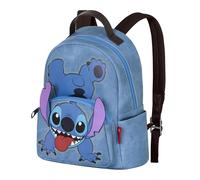 Disney Lilo y Stitch Updown-Mochila Heady 2.0, Azul, 24,5 x 29 cm, Capacidad 9 L