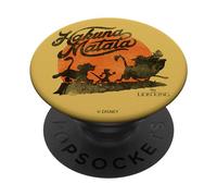 Disney Lion King Group Shot Silhouette Hakuna Matata Script PopSockets PopGrip Intercambiable