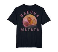 Disney Lion King Hakuna Matata Pride Rock Group Portrait Camiseta, Hombre tallas grandes, Negro, 3X Alto