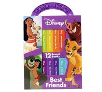 Disney Lion King, Moana, and more! - Best Friends My First Library Board Book Block 12-Book Set - PI Kids