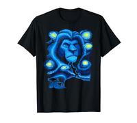 Disney Lion King Mufasa Pride Rock Starry Night Portrait Camiseta