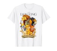 Disney Lion King Pride Land Characters Camiseta para hombre, blanco