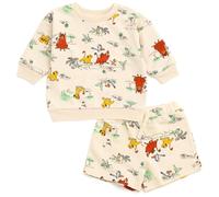 Disney Lion King Simba Timon Pumbaa - Sudadera de rizo francιs para reciιn nacidos y pantalones cortos de bicicleta de 6 a 9 meses