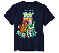 Disney Lion King T-Shirt Camiseta, Azul Marino Jaspeado, Medium para Hombre