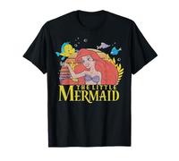 Disney Little Mermaid Ariel Flounder Logo Camiseta