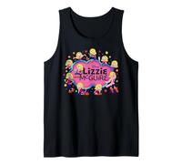 Disney Lizzie McGuire Cartoon Lizzie Multi-Poses and Logo Camiseta sin Mangas