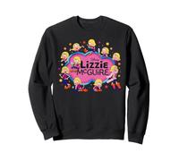 Disney Lizzie McGuire Cartoon Lizzie Multi-Poses and Logo Sudadera