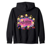 Disney Lizzie McGuire Cartoon Lizzie Multi-Poses and Logo Sudadera con Capucha