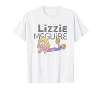 Disney Lizzie McGuire Iconic Toon Distressed Big Chest Logo Camiseta