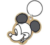 Disney - llavero freehand de goma mickey mouse (talla Única) (blanco,