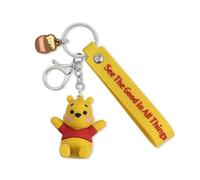 Disney Llavero Winnie The Pooh GH00327YL.PH - Dije 3D Amarillo Retro para niña Talla única