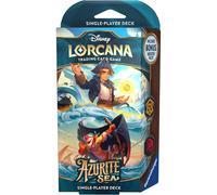 Juego de cartas disney lorcana tcg azurite sea starter decki nglés