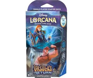 Disney Lorcana: El Regreso De Ursula - Starter Deck Mazzo Zafiro ENG