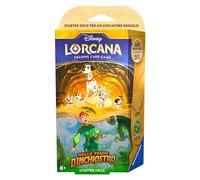 Disney Lorcana En Las Tierras De Tinta 3INK Starter Deck Pongo & Peter Pan (...