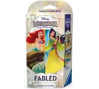 Disney Lorcana Fabled - Mazo de inicio Ámbar / Zafiro (inglés)