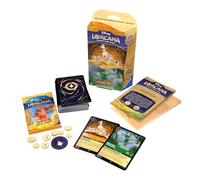 Disney Lorcana TCG Tierra de Tintas Juego de Cartas coleccionables JCC Deck de Inicio ámbar y Esmeralda