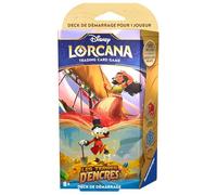 Disney Lorcana TCG Tierra de Tintas Juego de Cartas coleccionables JCC Deck de Inicio Rubí y Zafiro