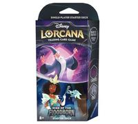 Disney Lorcana Trading Card Game: El Ascenso de Las inundaciones - Starter Deck Amatista y Acero