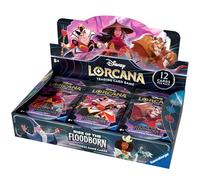 Disney Lorcana Trading Card Game: El Auge de Las inundaciones - Pantalla con 24 Paquetes de Refuerzo (en inglés)