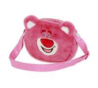 Disney Lotso Cariñoso Strawberry-Mini Bolso Bandolera Plush, Rosa