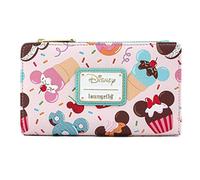 Disney Loungefly Mickey and Minnie Mouse Sweets Flap Wallet