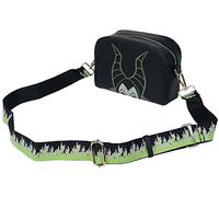 Disney Maleficent 2, Equipaje-Bolsa de Mensajero para Mujer, Black, Talla única