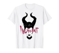 Disney Maleficent Mistress Of Evil Paint Splatter Silhouette T-Shirt