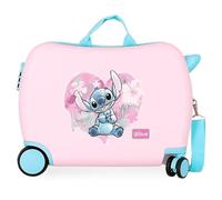 Disney Maleta Infantil Rígida Cierre de combinación Lateral 4 Ruedas Equipaje de Mano está Fabricada en ABS, un Material rígido y Ligero.
