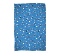 Disney Manta de Felpa con Licencia Oficial Lilo y Stitch», Manta cálida y Supersuave | Diseño «Blue Paradise» | Ideal para el hogar, Las Fiestas de Pijamas y el Camping. 100 x 150 cm