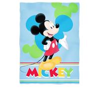 Disney Manta Mickey Mouse, Sherpa, 100 x 140 cm, Blanco