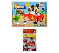 Disney Mantel Individual desechable Adhesivo de Mickey Mouse en Paquete Reutilizable, 12 x 18 Pulgadas, 18 Unidades