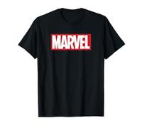 Disney Marvel Classic Large Red & White Logo Camiseta