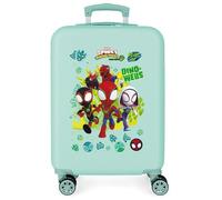 Disney Marvel Dino-Webs Maleta Infantil Rígida Cierre de combinación Lateral 4 Ruedas Equipaje de Mano está Fabricada en ABS, un Material rígido y Ligero.