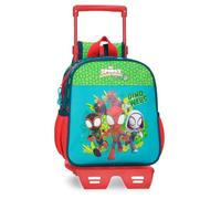 Disney Marvel Dino-Webs Mochila infantil, mochila escolar, fabricada en Poliéster, bolsillos laterales, tirantes anchos ajustables de Joumma Bags