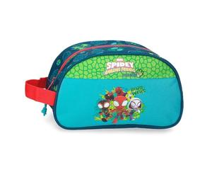 Disney Marvel Dino-Webs Mochila infantil, mochila escolar, fabricada en Poliéster, bolsillos laterales, tirantes anchos ajustables de Joumma Bags