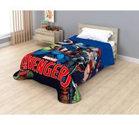 Disney Marvel Jay Franco Colcha Bouti Termosellada Avenger Strenght of 4, 170 x 250 cm, Microfibra, Relleno 100gsm JE12754ET