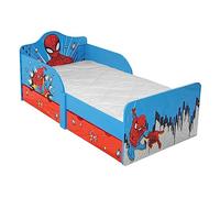 Disney Marvel Spider-Man Cama con almacenaje, 15mm MDF, Blue, Small