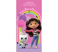 Disney Marvel Toalla de Playa Infantil 70x140 cm - Microfibra de Secado Rápido - Varios Diseños Oficiales Mickey, Minnie, Stitch, Frozen, Avengers y Spider-Man (Gabby´s Dollhouse)