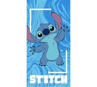 Disney Marvel Toalla de Playa Infantil 70x140 cm - Microfibra de Secado Rápido - Varios Diseños Oficiales Mickey, Minnie, Stitch, Frozen, Avengers y Spider-Man (Stitch 12788)