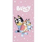 Disney Marvel Toalla de Playa Infantil 70x140 cm - Microfibra de Secado Rápido - Varios Diseños Oficiales Mickey, Minnie, Stitch, Frozen, Avengers y Spider-Man (Bluey 013)