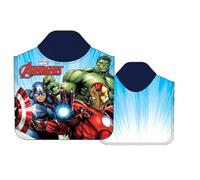Disney Marvel Toallas Poncho Infantiles 55x110cm 100% Microfibra Varios diseños a Elegir (Avengers)