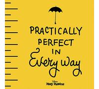 Disney Mary Poppins-Practically Perfect - Lienzo impreso (40 x 40 cm), multicolor
