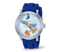 Disney Men's Donald Duck Analog-Quartz Watch with Rubber Strap, Blue, 21.5 (Model: WDS000689)