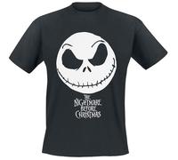 Disney Men's Jack Face T-Shirt L Black