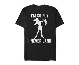 Disney Men's Peter Pan Tinkerbell I'm So Fly I Neverland Graphic T-Shirt