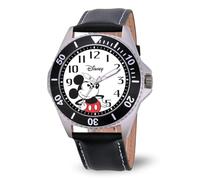Disney Men's W000518 Mickey Mouse Honor Leather Strap Watch