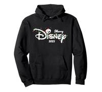 Disney Merry Christmas Lights Holiday Trip 2025 Script Logo Sudadera con Capucha