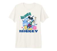 Disney Mickey And Friends Aloha Mickey Playing Ukulele Tunes Camiseta premium