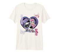 Disney Mickey And Friends Anime Style Daisy And Minnie Heart Camiseta premium